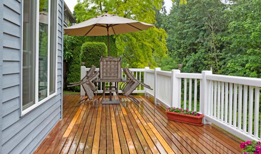 DECK STAINING